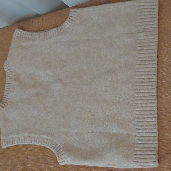 Bundle J Crew Fair Isle Puff Sleeve Supersoft Yarn Crewneck Sweater S & Vest XS - Picture 16 of 16